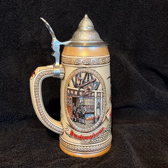 1985 Tomorrow’s Treasures Anheuser Busch Collectible Beer Stein J Series #73158 - Picture 4 of 10